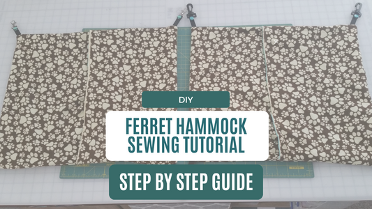 DIY Small Animal Hammock Sewing Tutorial - Step by Step Guide