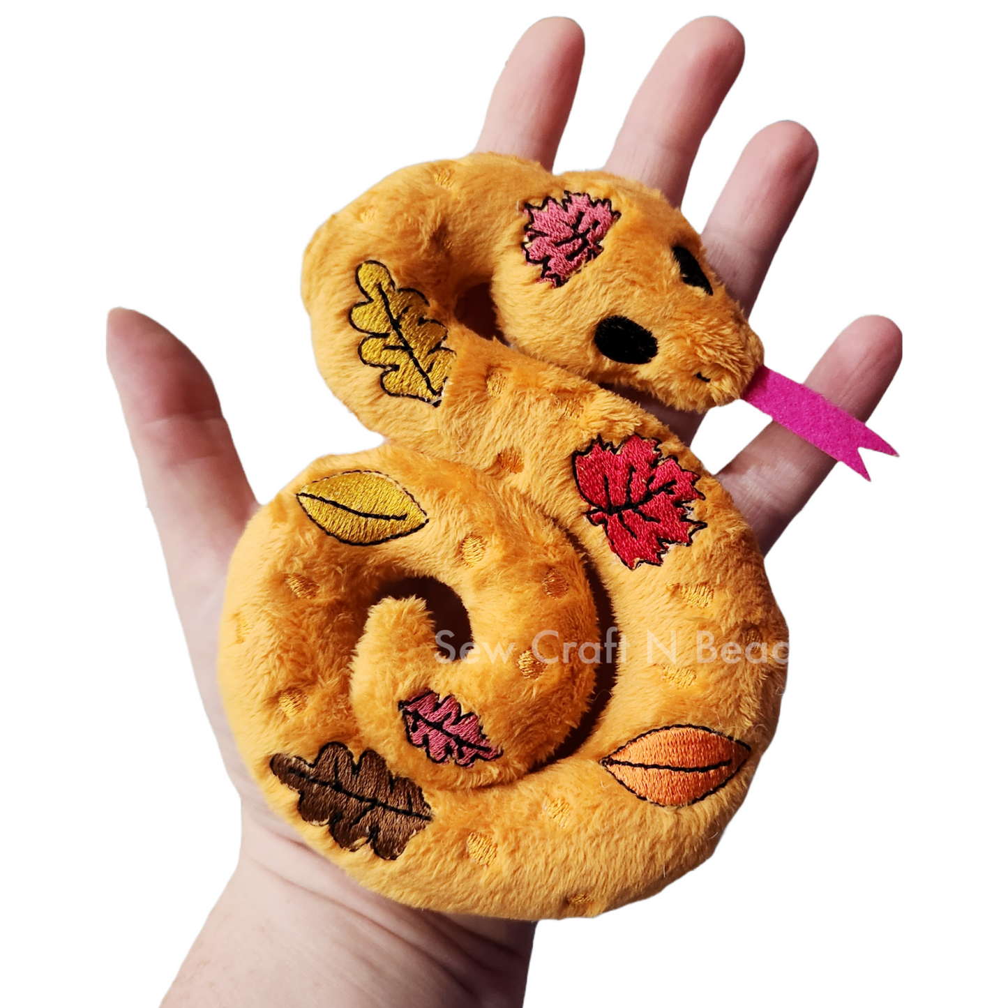 Autumn Leaf Snake Plush (MADE TO ORDER)