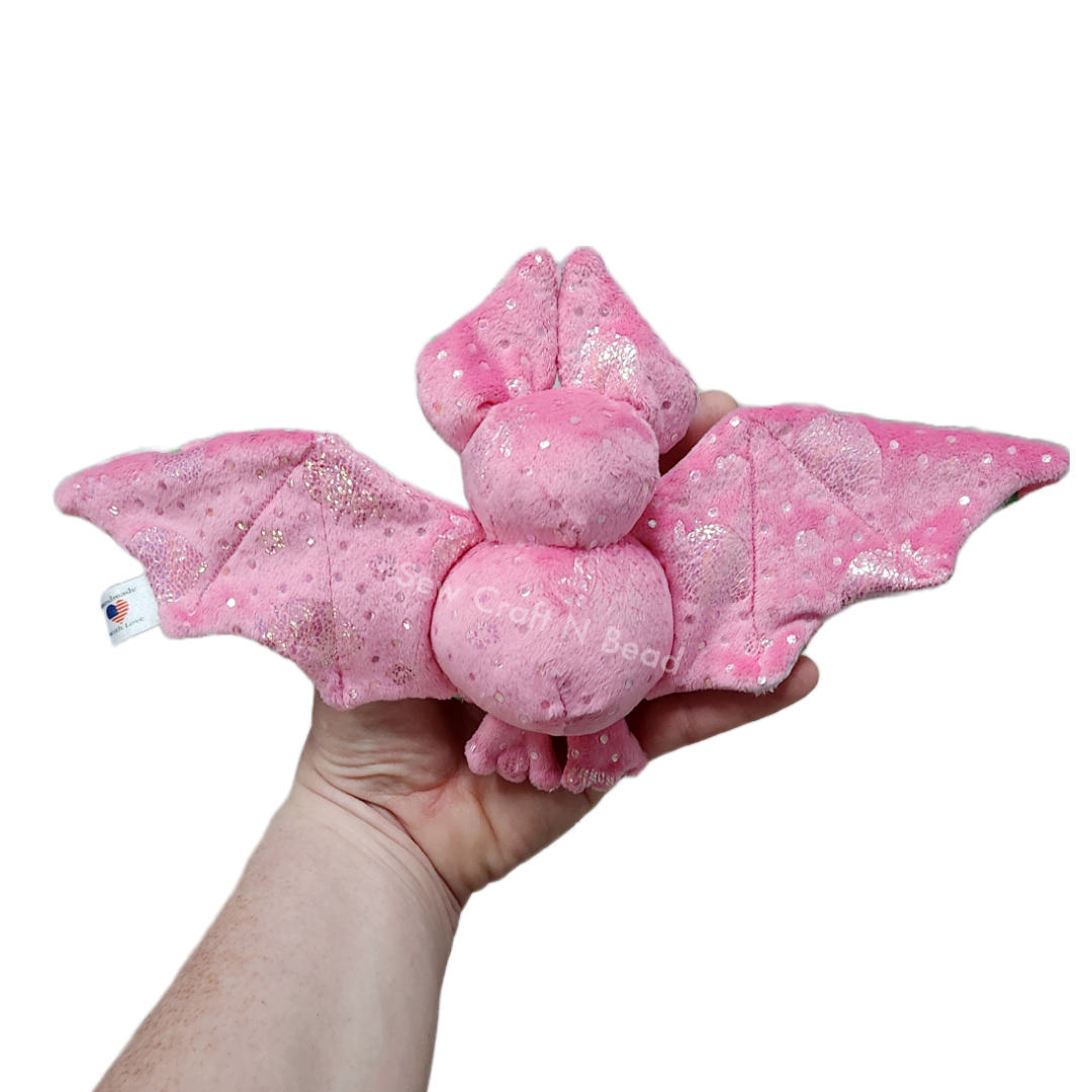 A Special Limited Edition Pink Strawberry Bat Plush (READY TO SHIP)