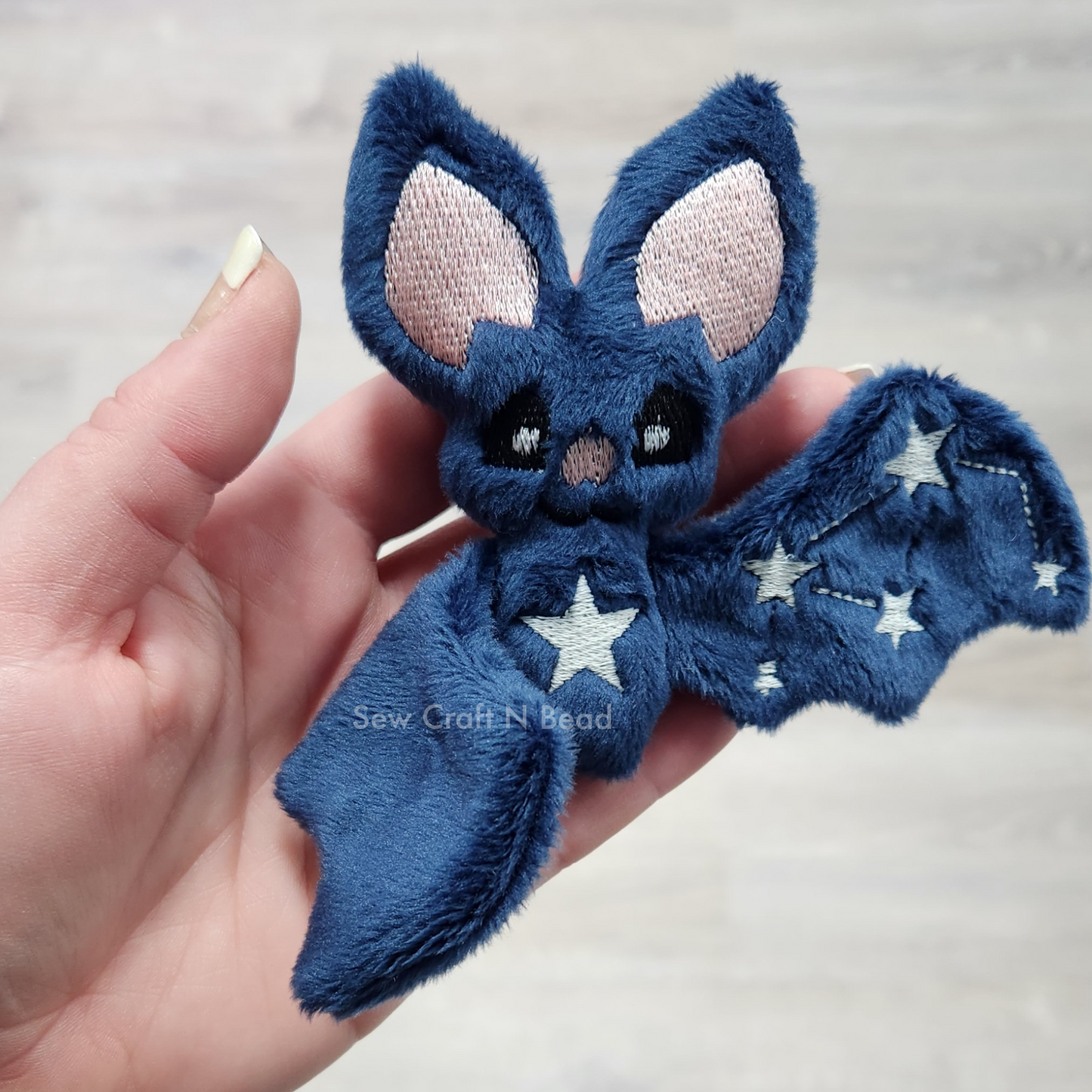 Star Glow In the Dark Bat Plush (READY TO SHIP)