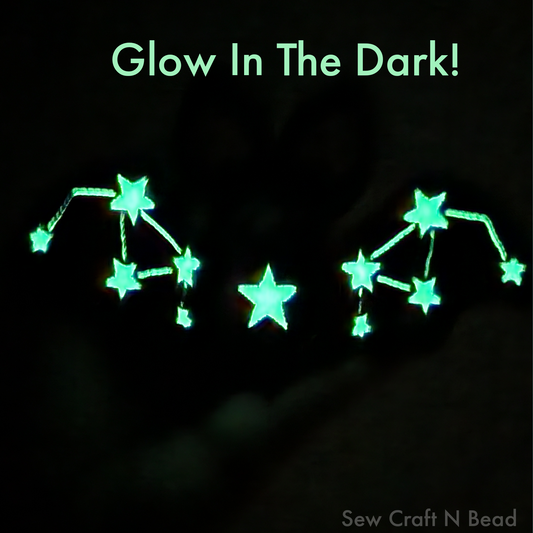 Star Glow In the Dark Bat Plush (READY TO SHIP)