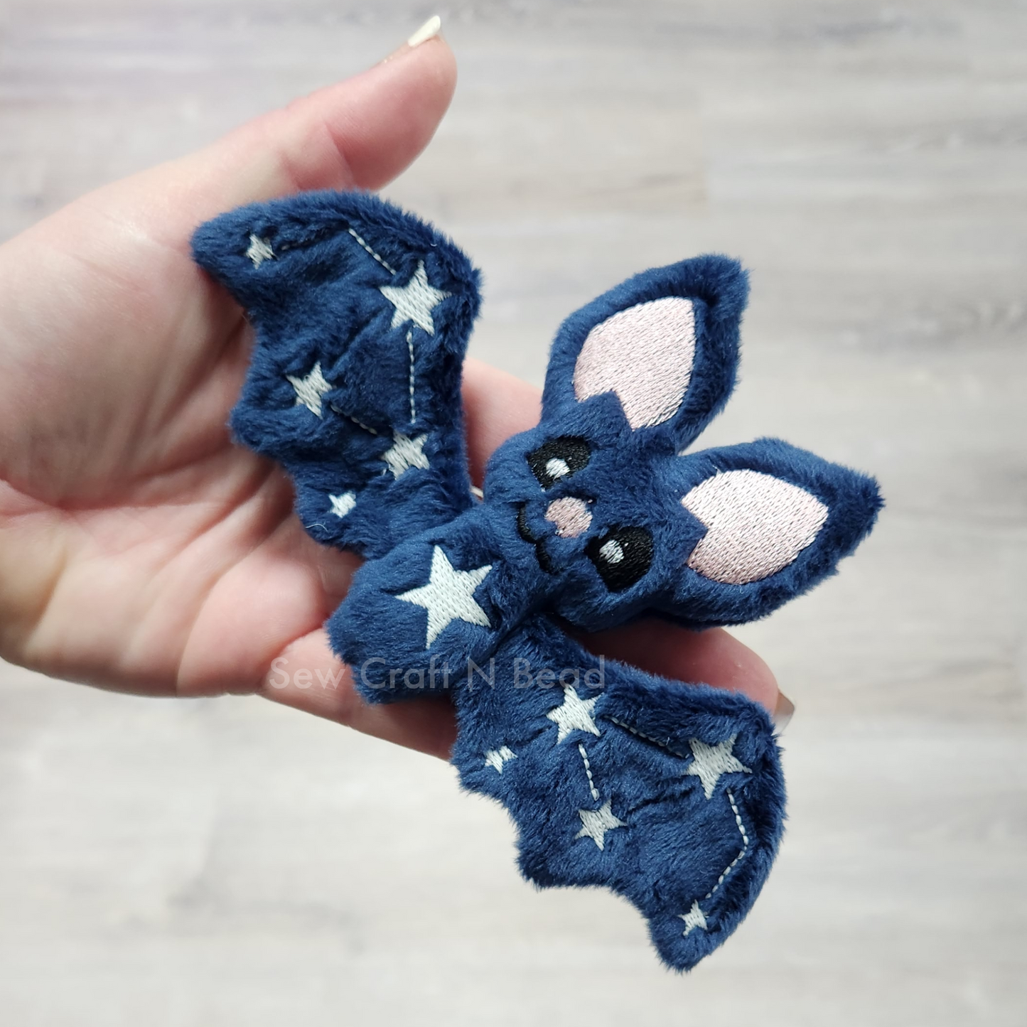 Star Glow In the Dark Bat Plush (READY TO SHIP)