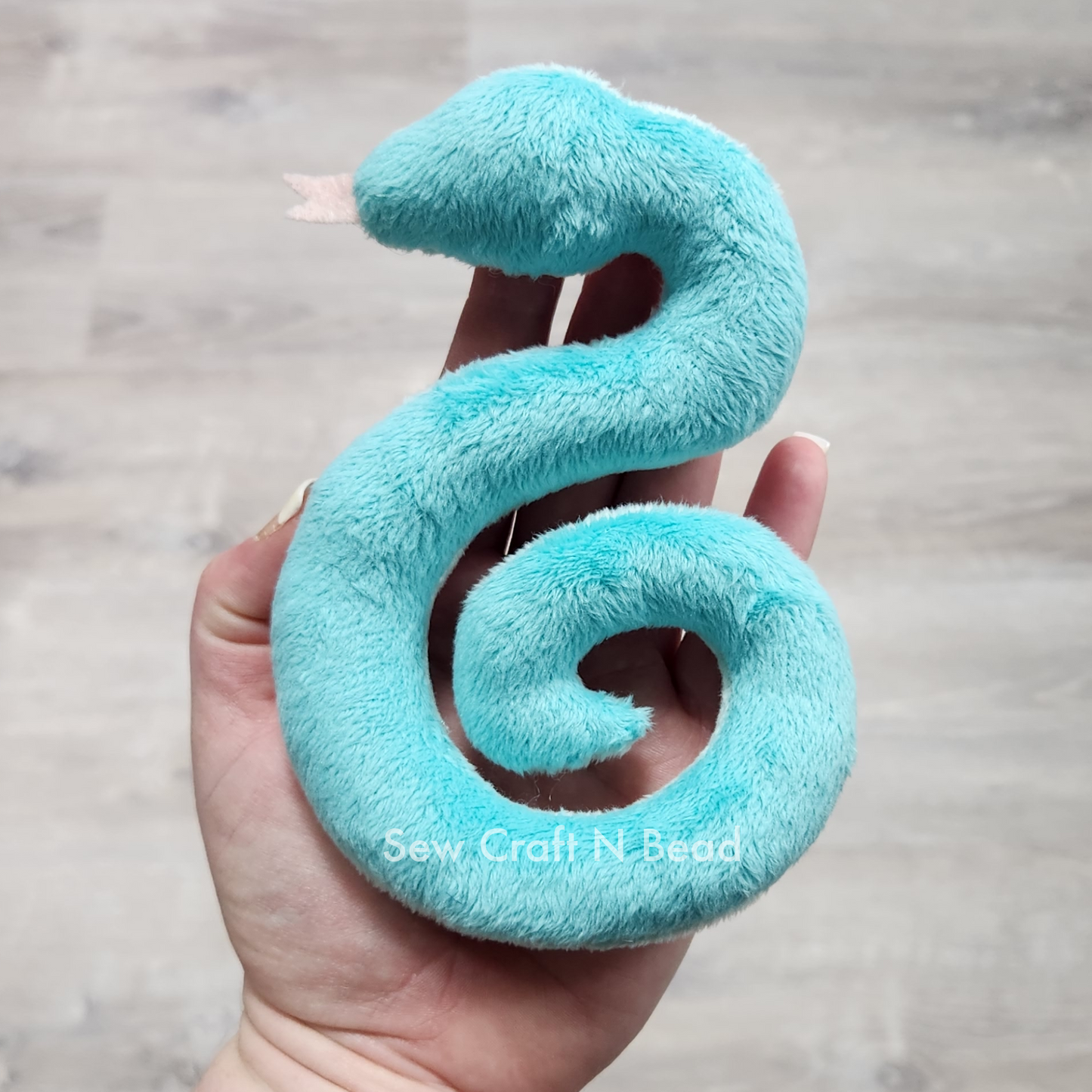 Cherry Blossom Snake Plush (MADE TO ORDER)