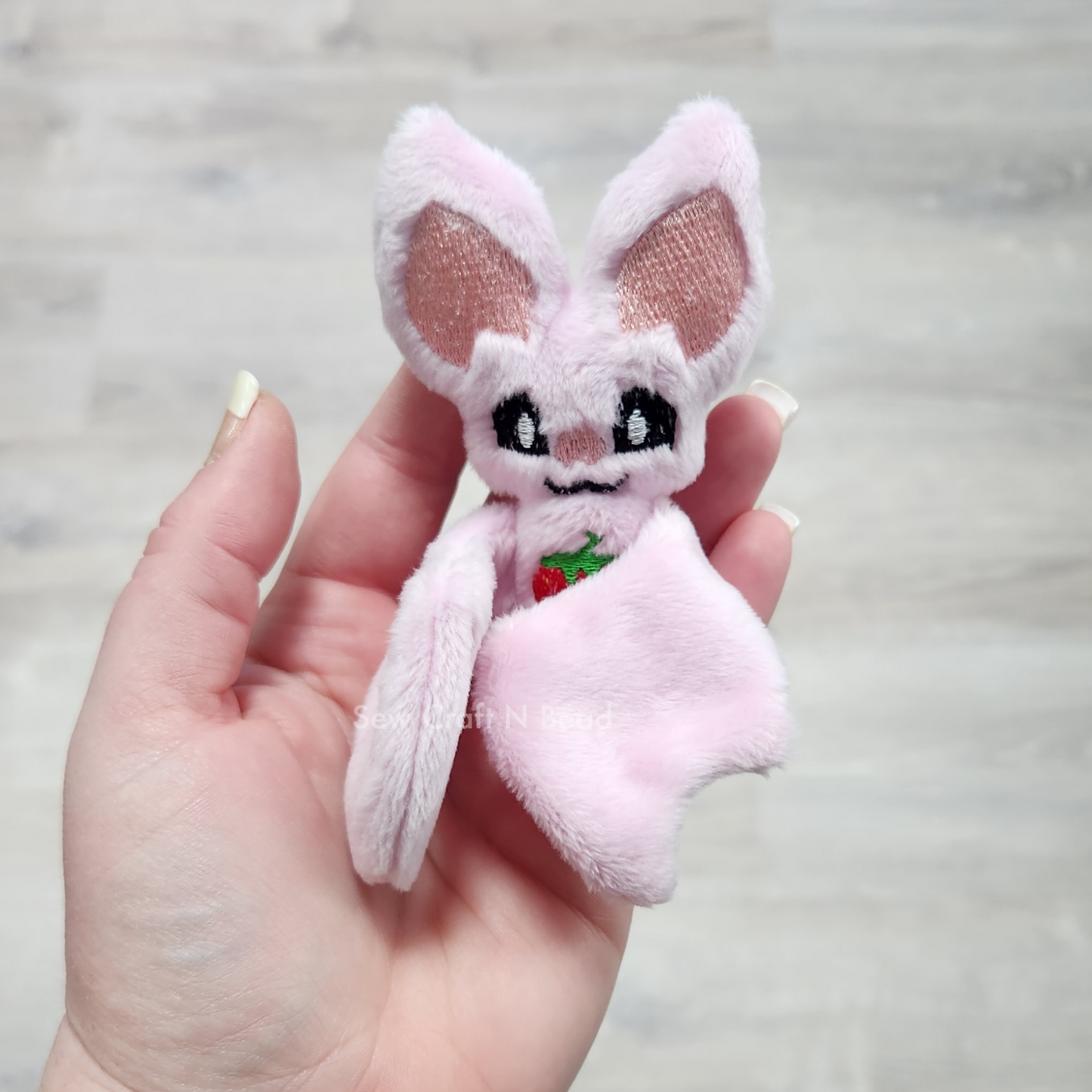 Strawberry Bat Plush (READY TO SHIP)
