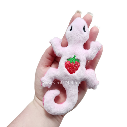 Strawberry Lizard Plush (MADE TO ORDER)