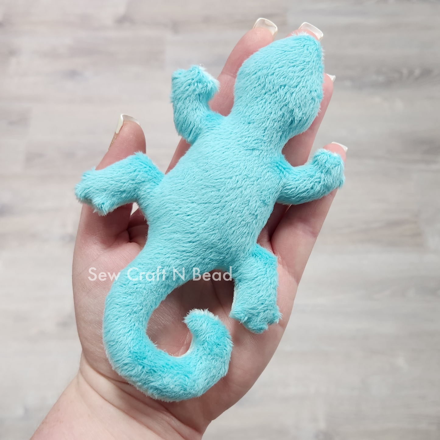 Cherry Blossom Lizard Plush (READY TO SHIP)