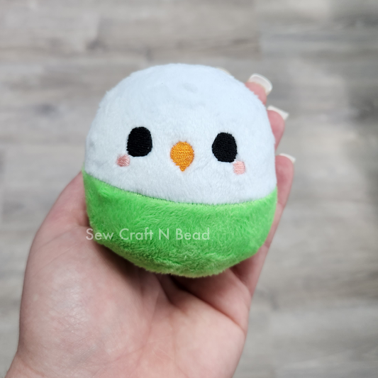 Budgie Bird Plush (READY TO SHIP)