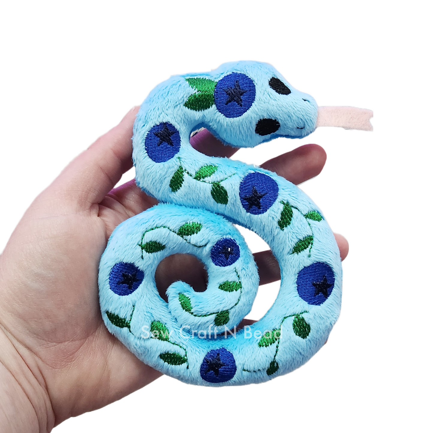 Blueberry Snake Plush (MADE TO ORDER)