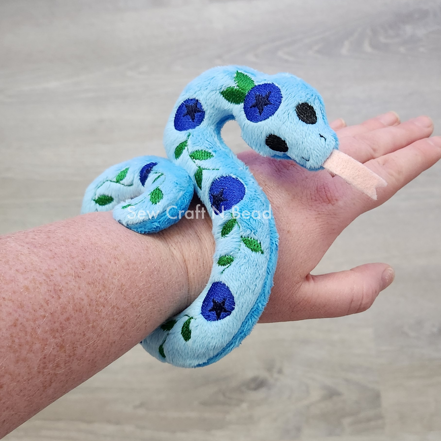 Blueberry Snake Plush (MADE TO ORDER)