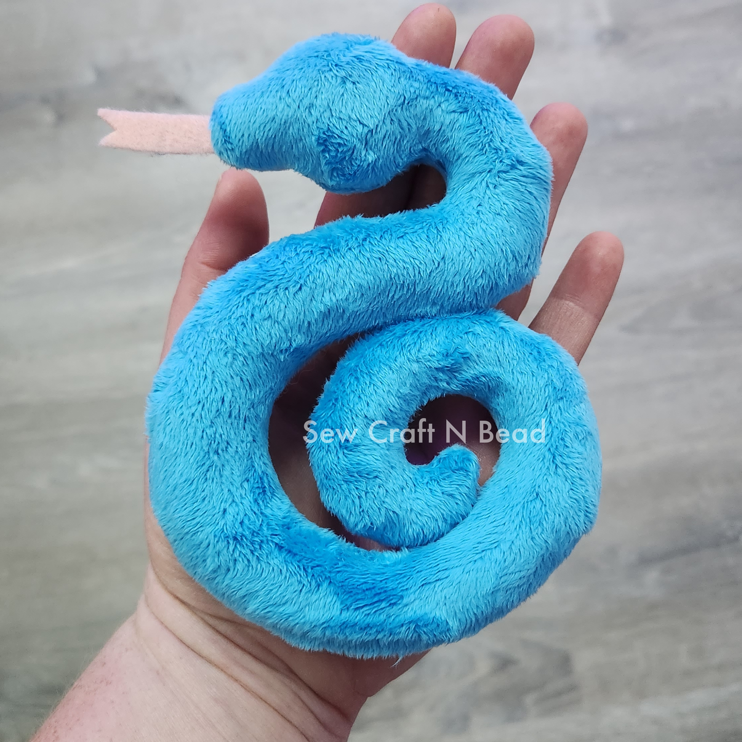 Blueberry Snake Plush (READY TO SHIP)