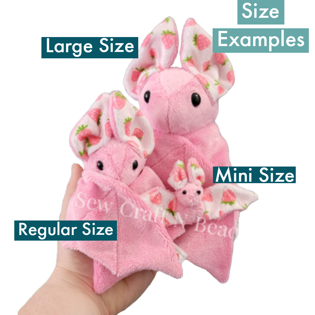 Rainbow Bat Plush (MADE TO ORDER)