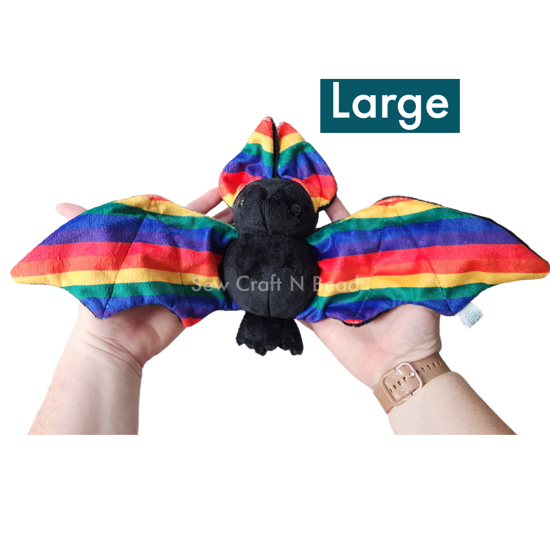 Rainbow Bat Plush (MADE TO ORDER)