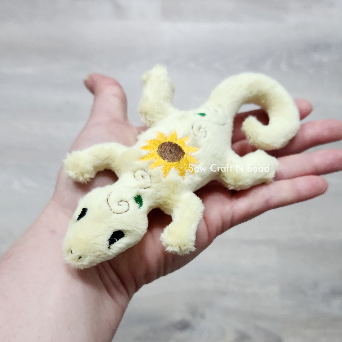 Sunflower Lizard Plush (MADE TO ORDER)