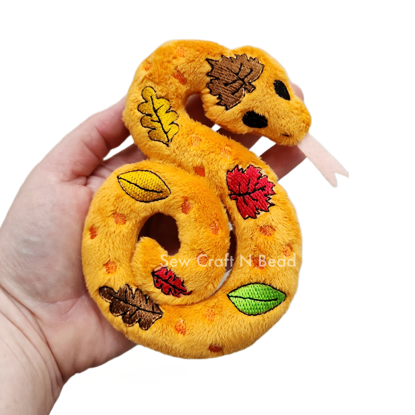 Autumn Leaf Snake Plush (MADE TO ORDER)