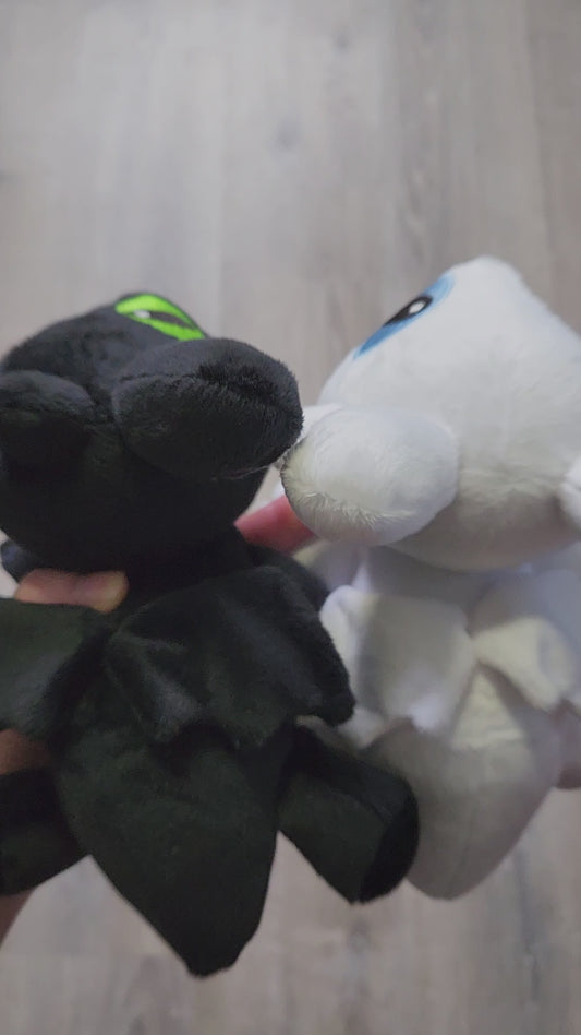 Night Dragon Plush or Light Dragon Plush (READY TO SHIP)