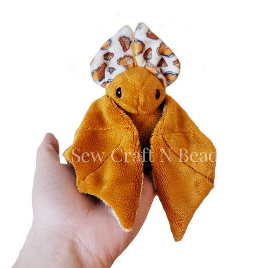 Pumpkin Pie Bat Plush (READY TO SHIP)