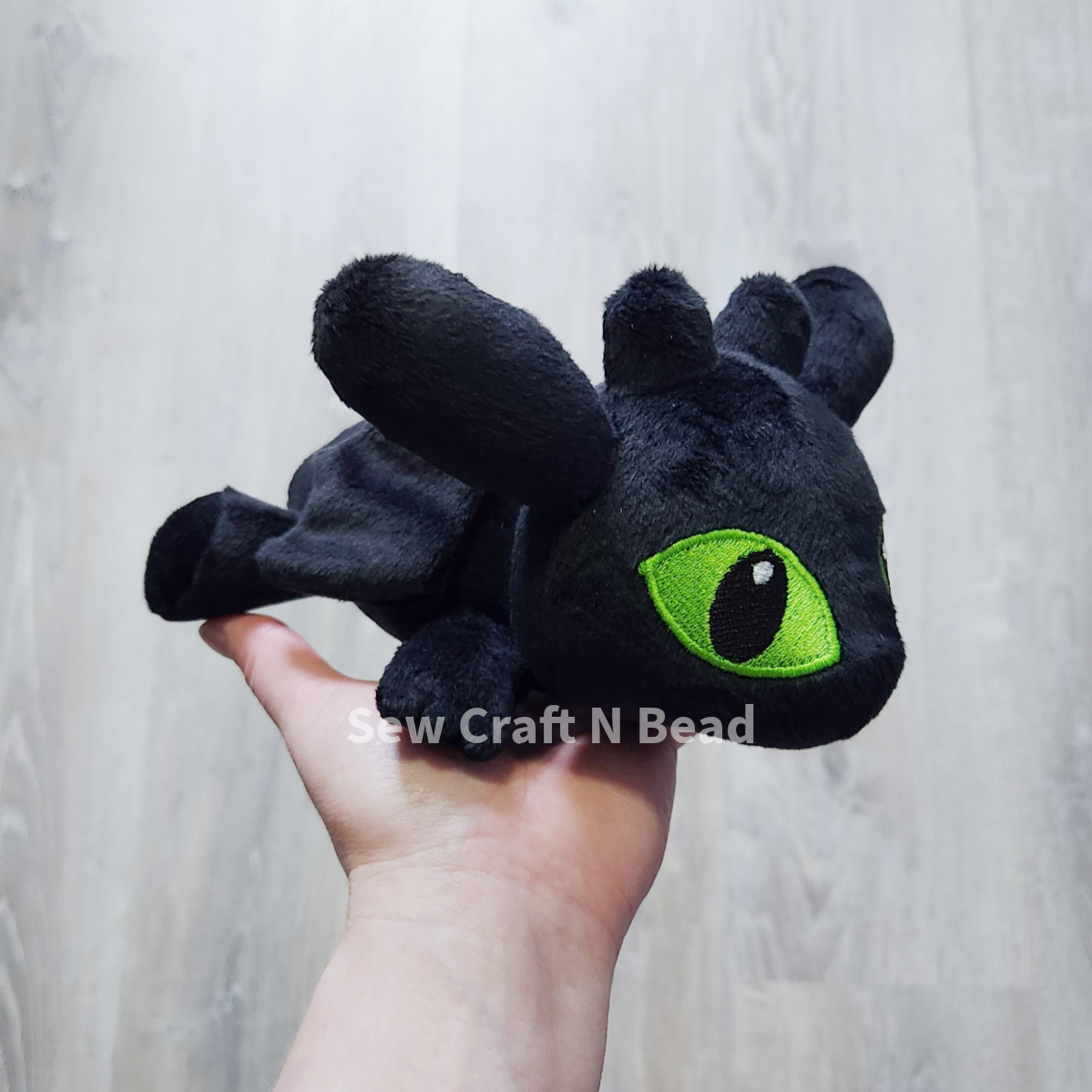 Night or Light Dragon Plush (READY TO SHIP)