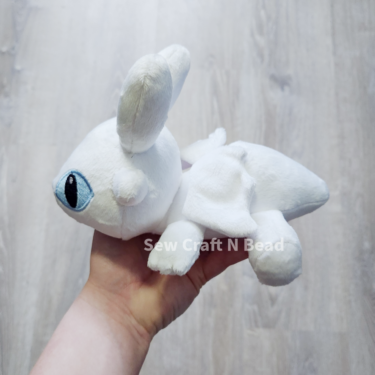 Night or Light Dragon Plush (READY TO SHIP)