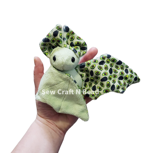 Avocado Bat Plush (READY TO SHIP)