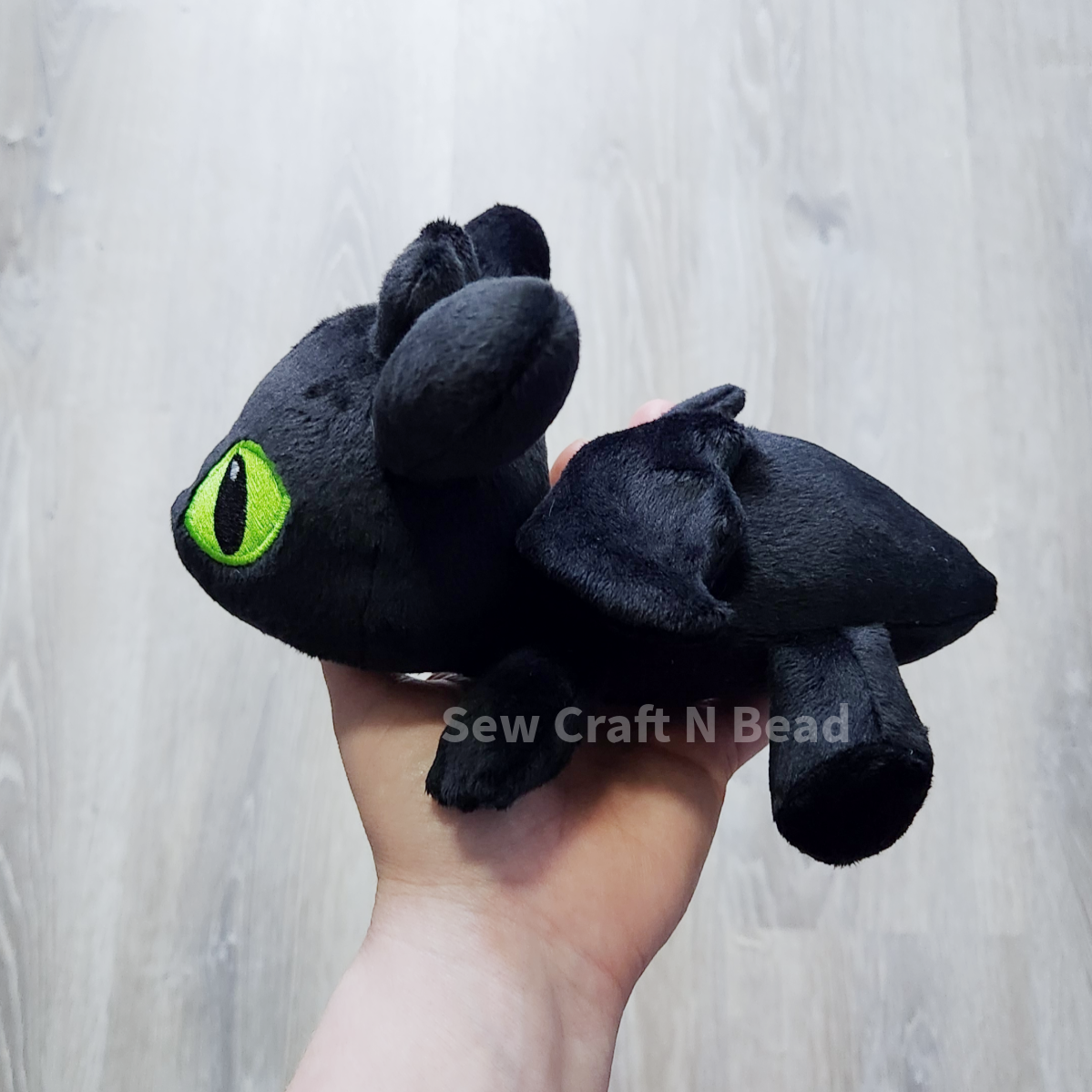Night or Light Dragon Plush (READY TO SHIP)