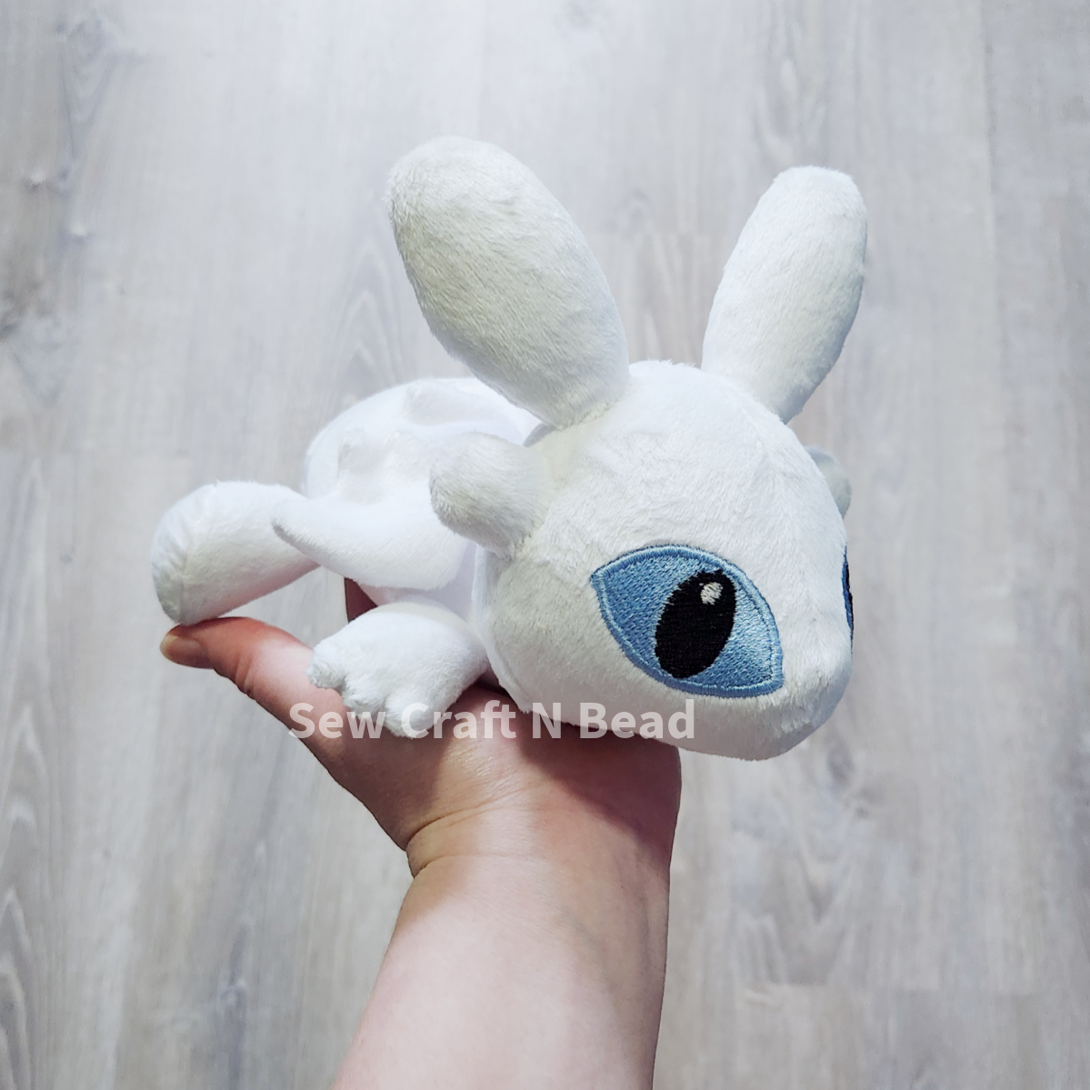 Night or Light Dragon Plush (READY TO SHIP)