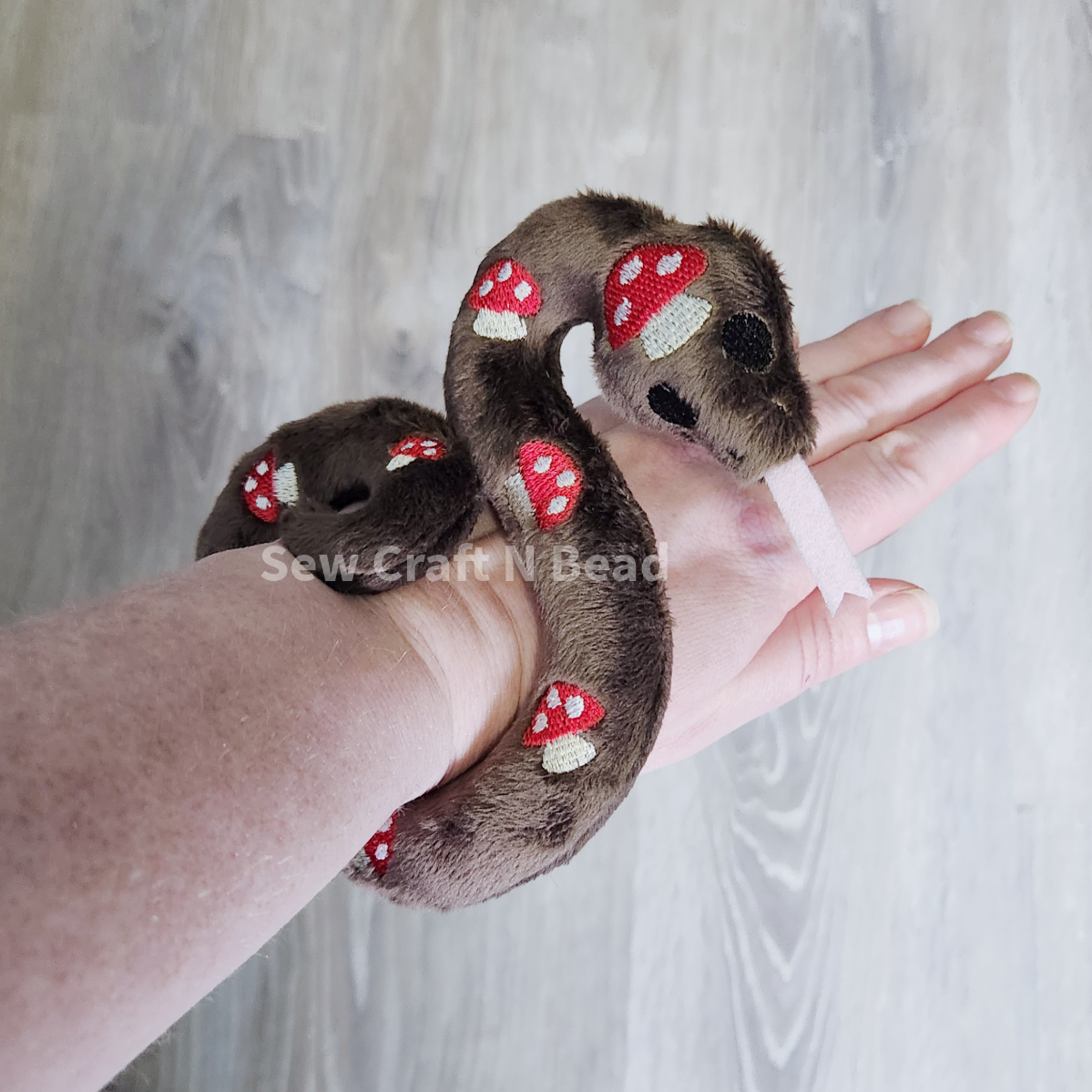 Mushroom Snake Plush (READY TO SHIP)