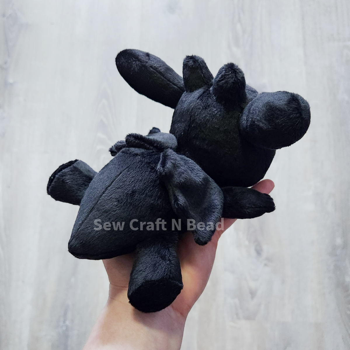 Night or Light Dragon Plush (READY TO SHIP)