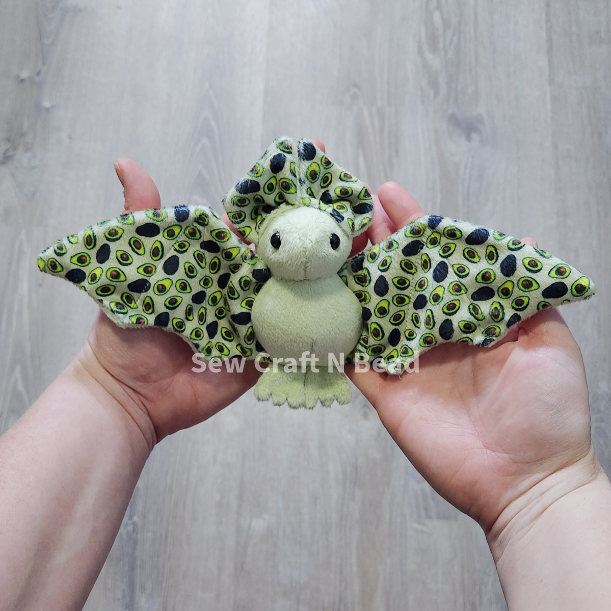 Avocado Bat Plush (READY TO SHIP)