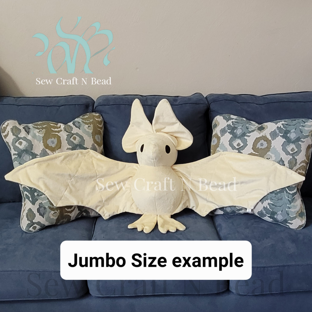 Sunflower Bat Plush (MADE TO ORDER)