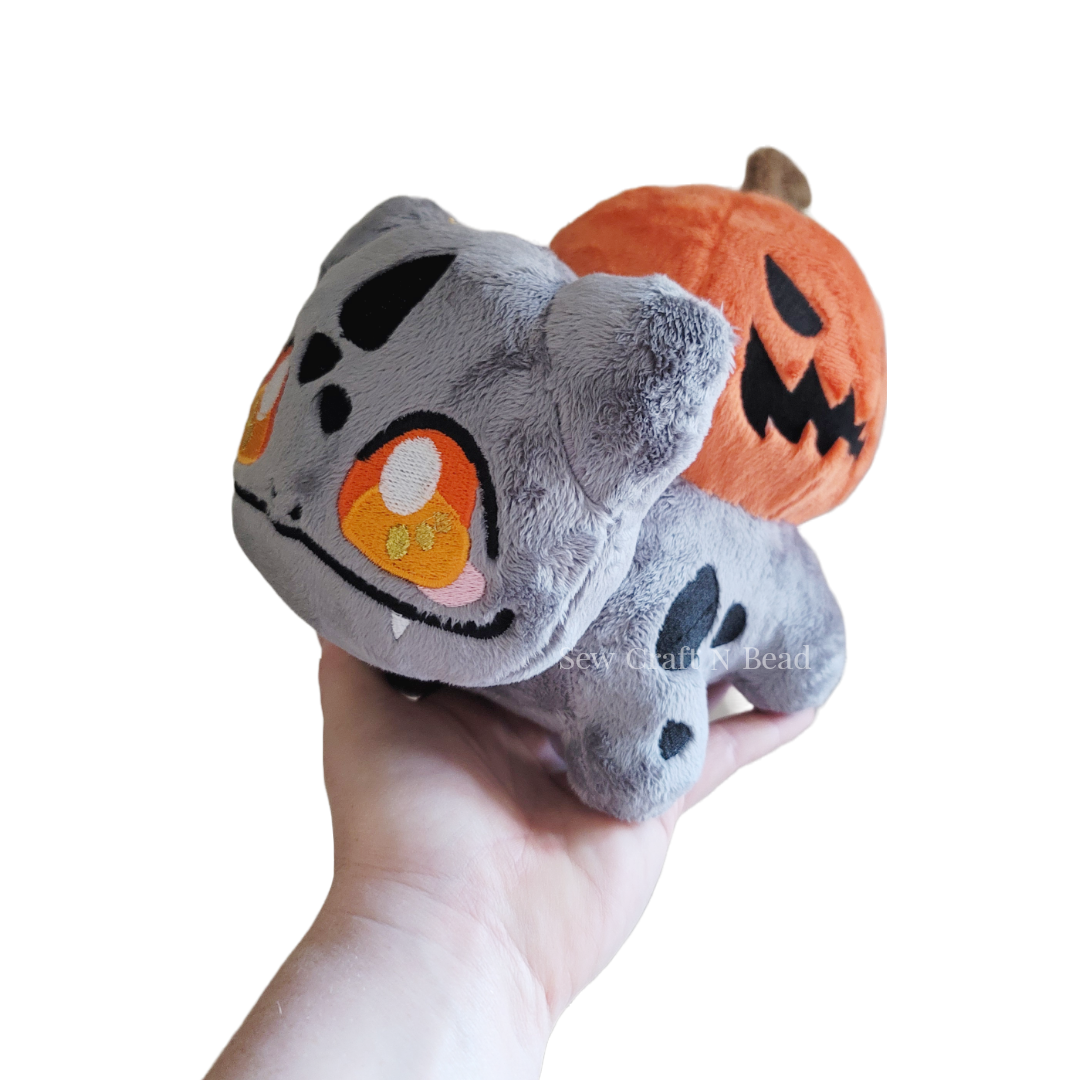 Pumpkin Gray Plush (READY TO SHIP)