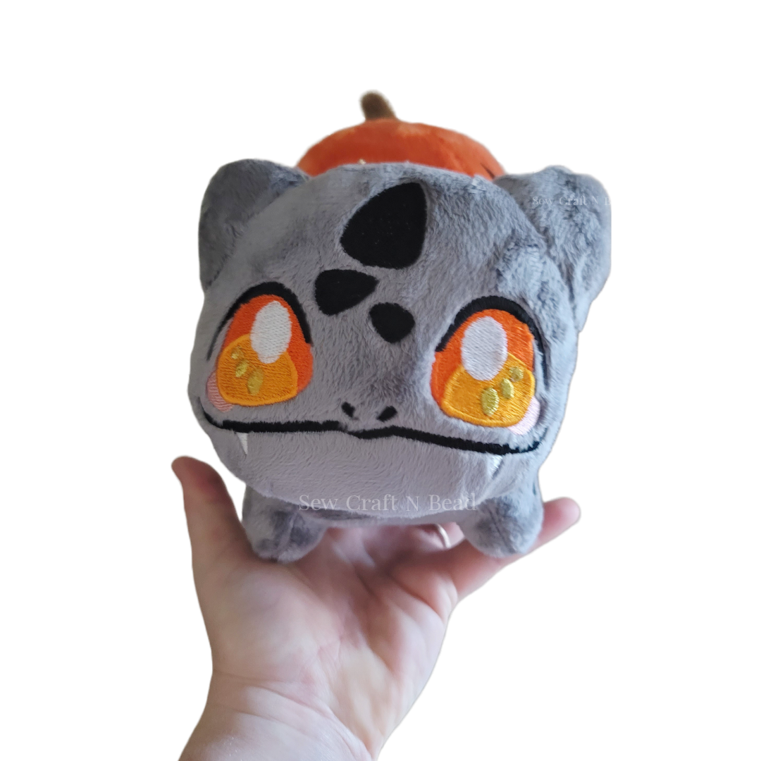 Pumpkin Gray Plush (READY TO SHIP)