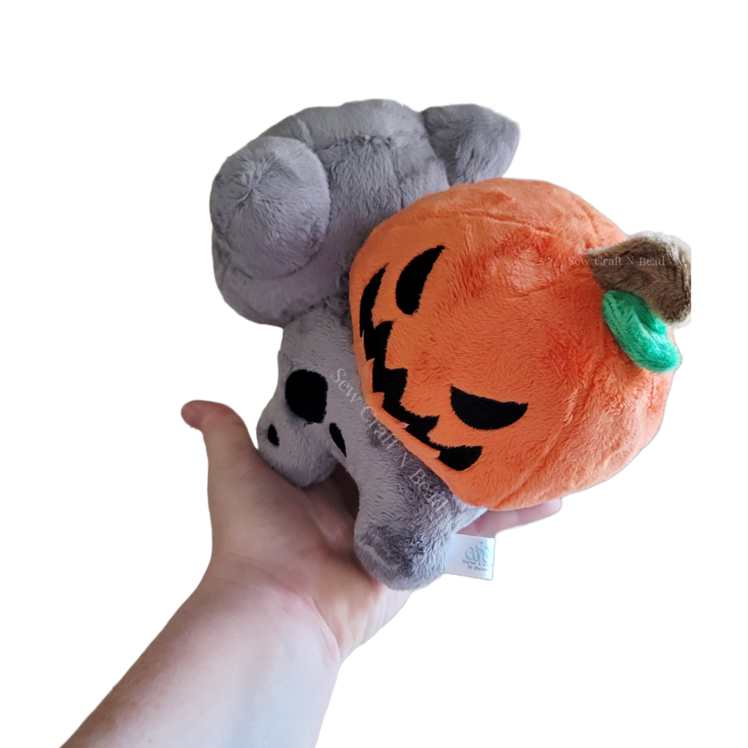 Pumpkin Gray Plush (READY TO SHIP)
