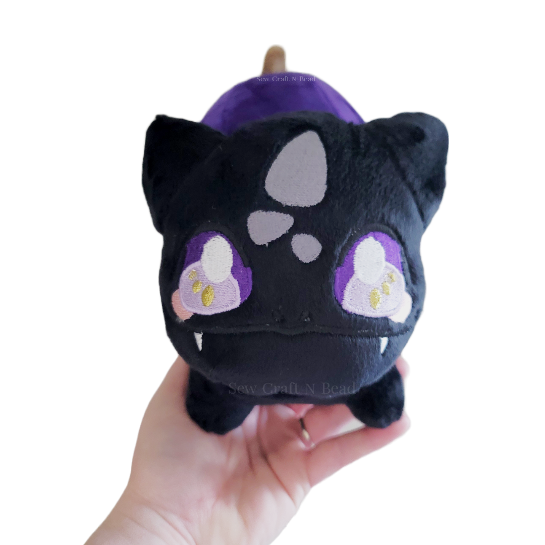 Pumpkin Black Plush (READY TO SHIP)