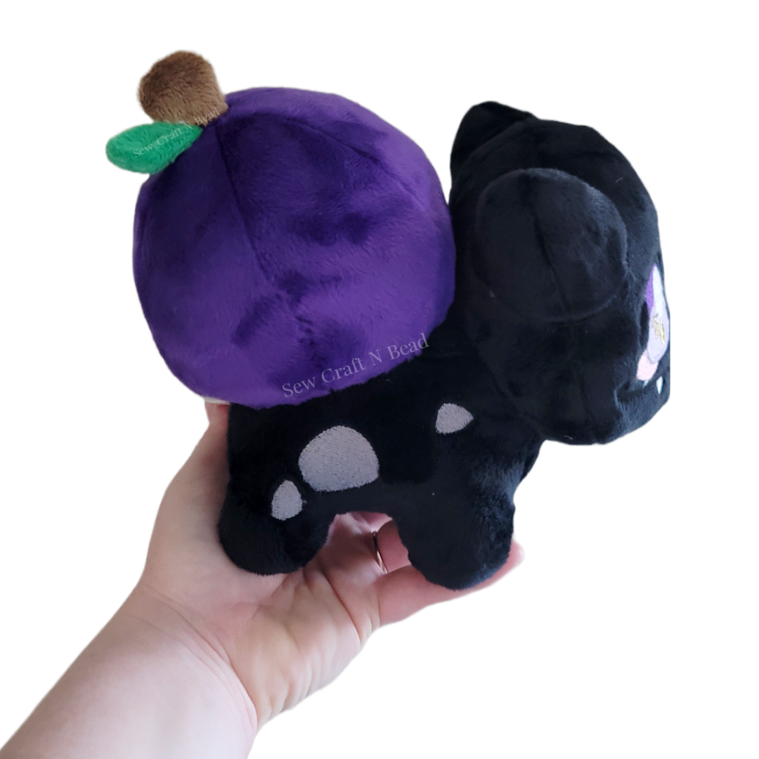 Pumpkin Black Plush (READY TO SHIP)