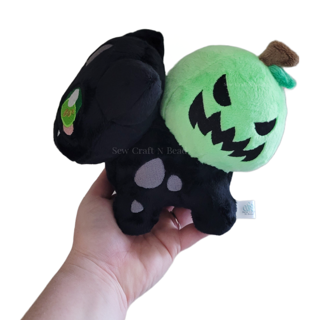 Pumpkin Black Plush (READY TO SHIP)