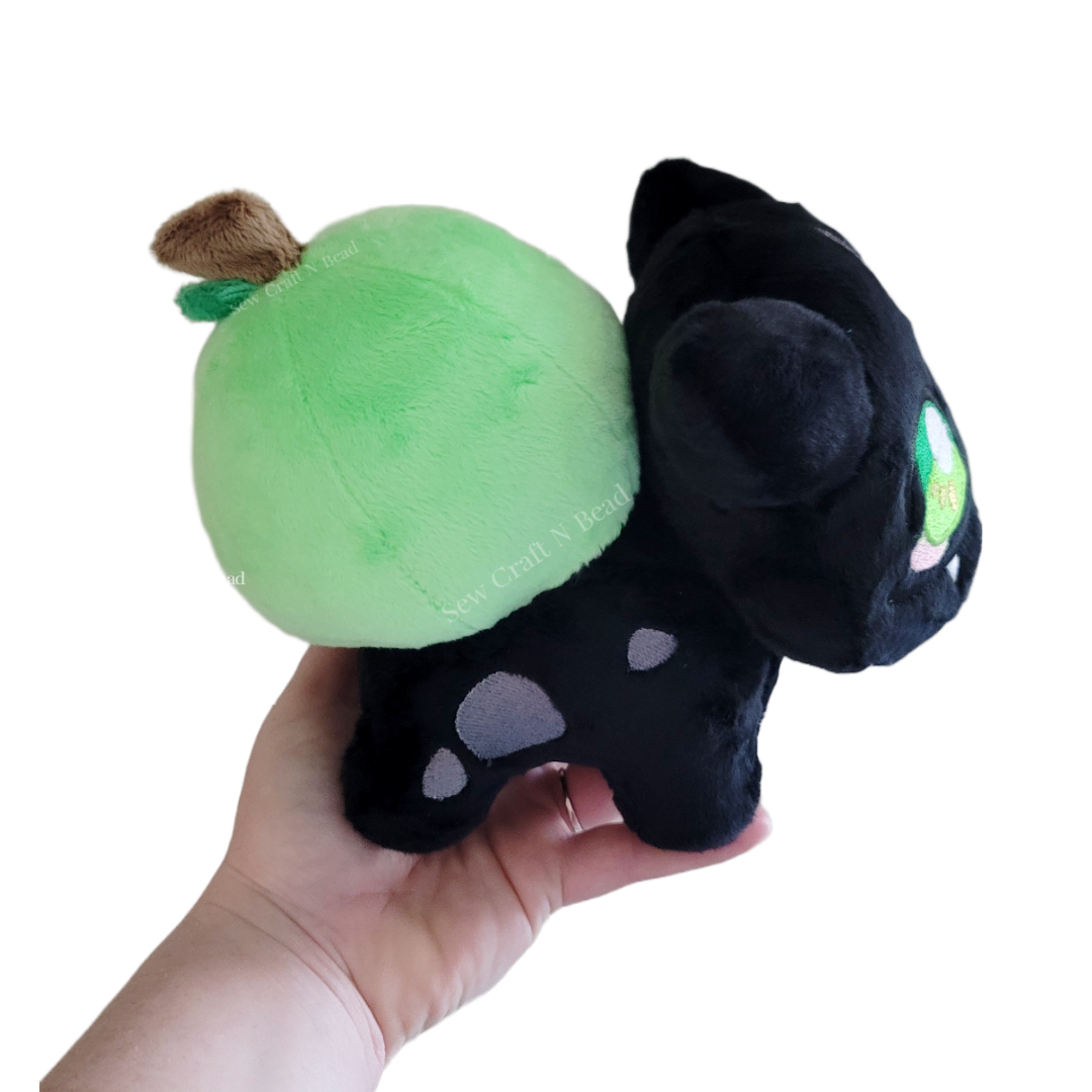 Pumpkin Black Plush (READY TO SHIP)