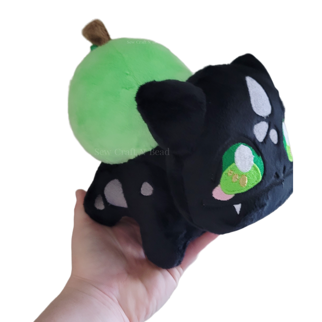 Pumpkin Black Plush (READY TO SHIP)