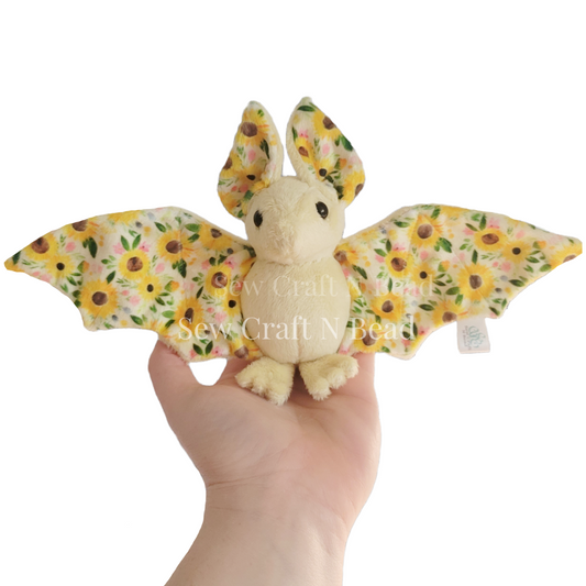 Sunflower Bat Plush (READY TO SHIP)