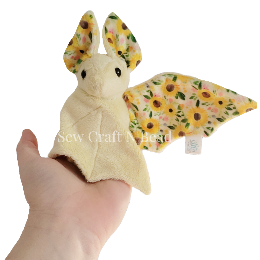 Sunflower Bat Plush (READY TO SHIP)