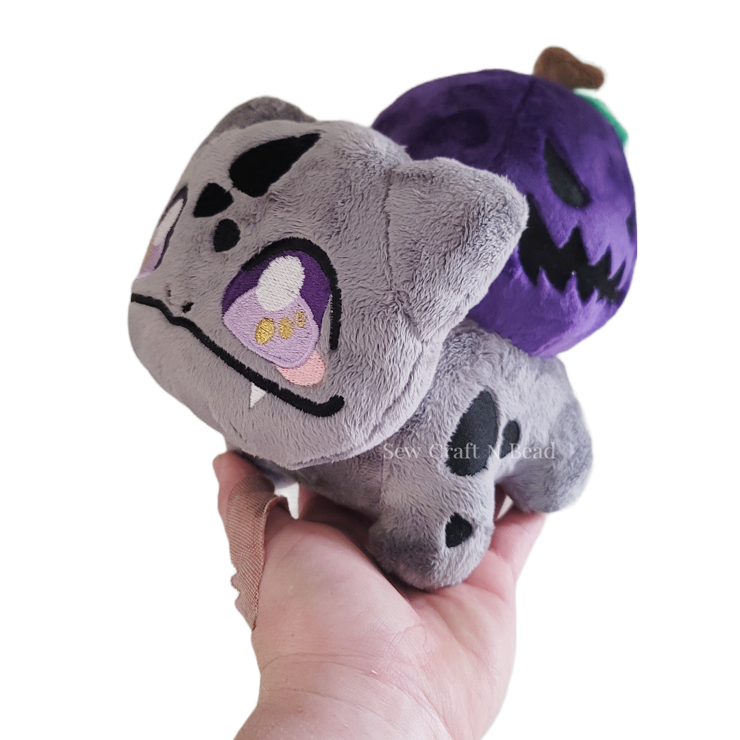 Pumpkin Gray Plush (READY TO SHIP)