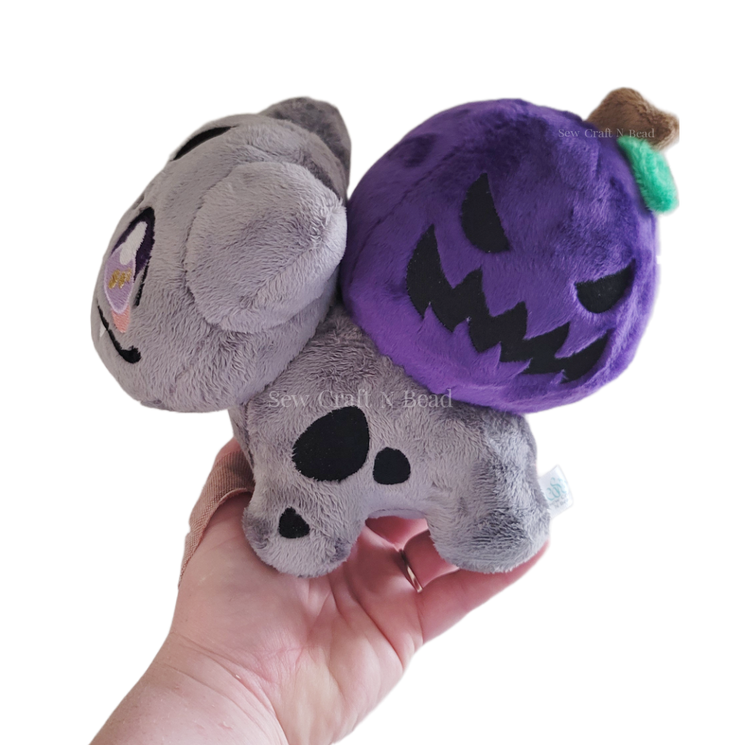Pumpkin Gray Plush (READY TO SHIP)