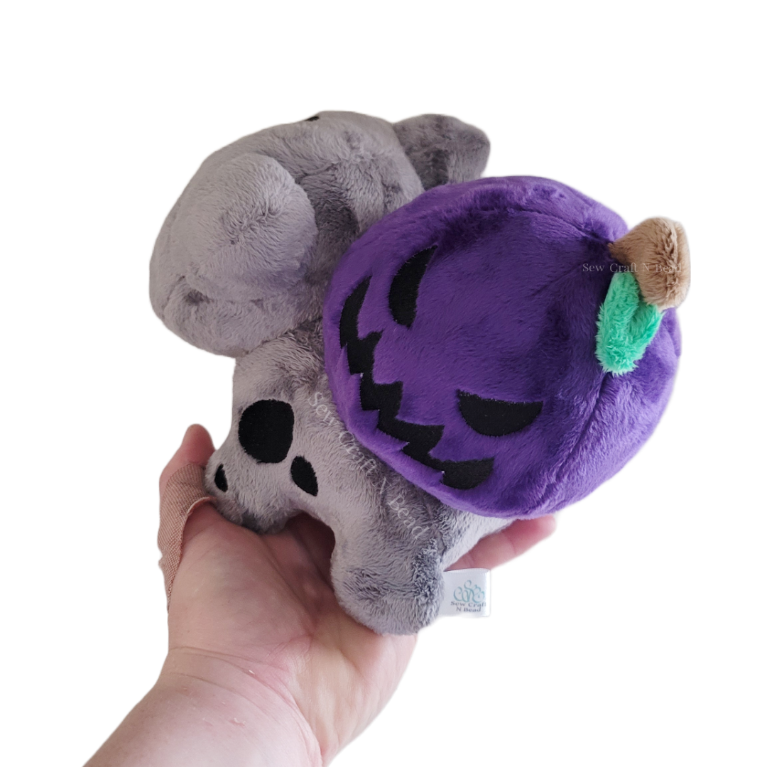 Pumpkin Gray Plush (READY TO SHIP)