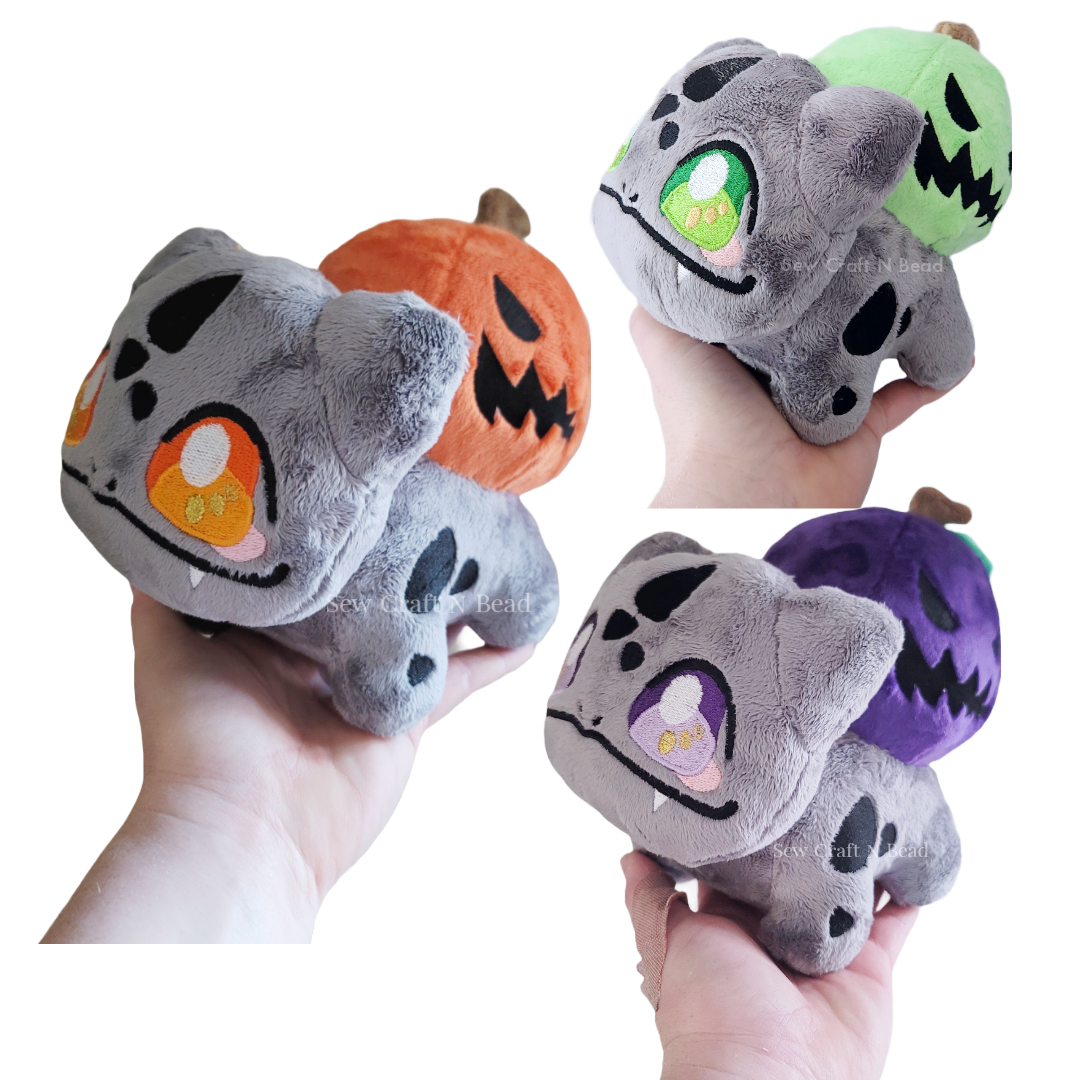 Pumpkin Gray Plush (READY TO SHIP)