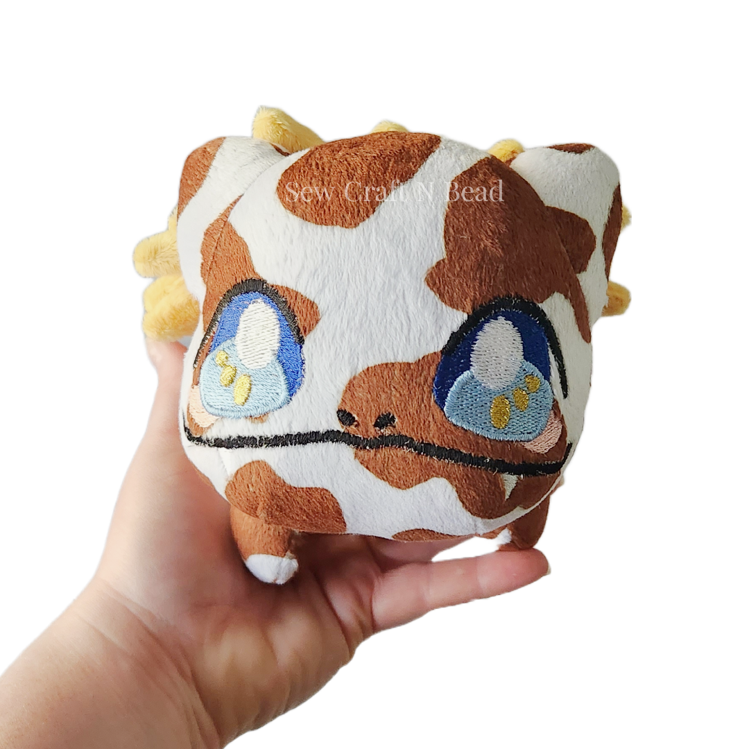 Cow Sunflower Plush (READY TO SHIP)