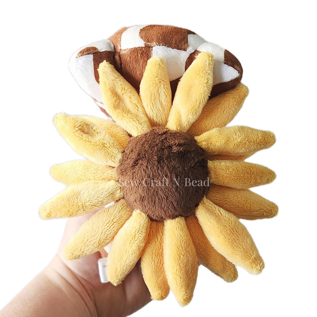 Cow Sunflower Plush (READY TO SHIP)