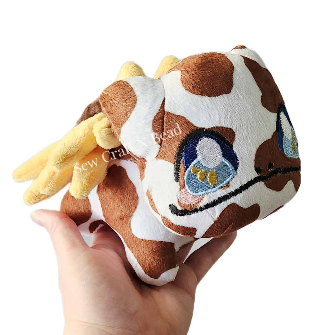 Cow Sunflower Plush (READY TO SHIP)