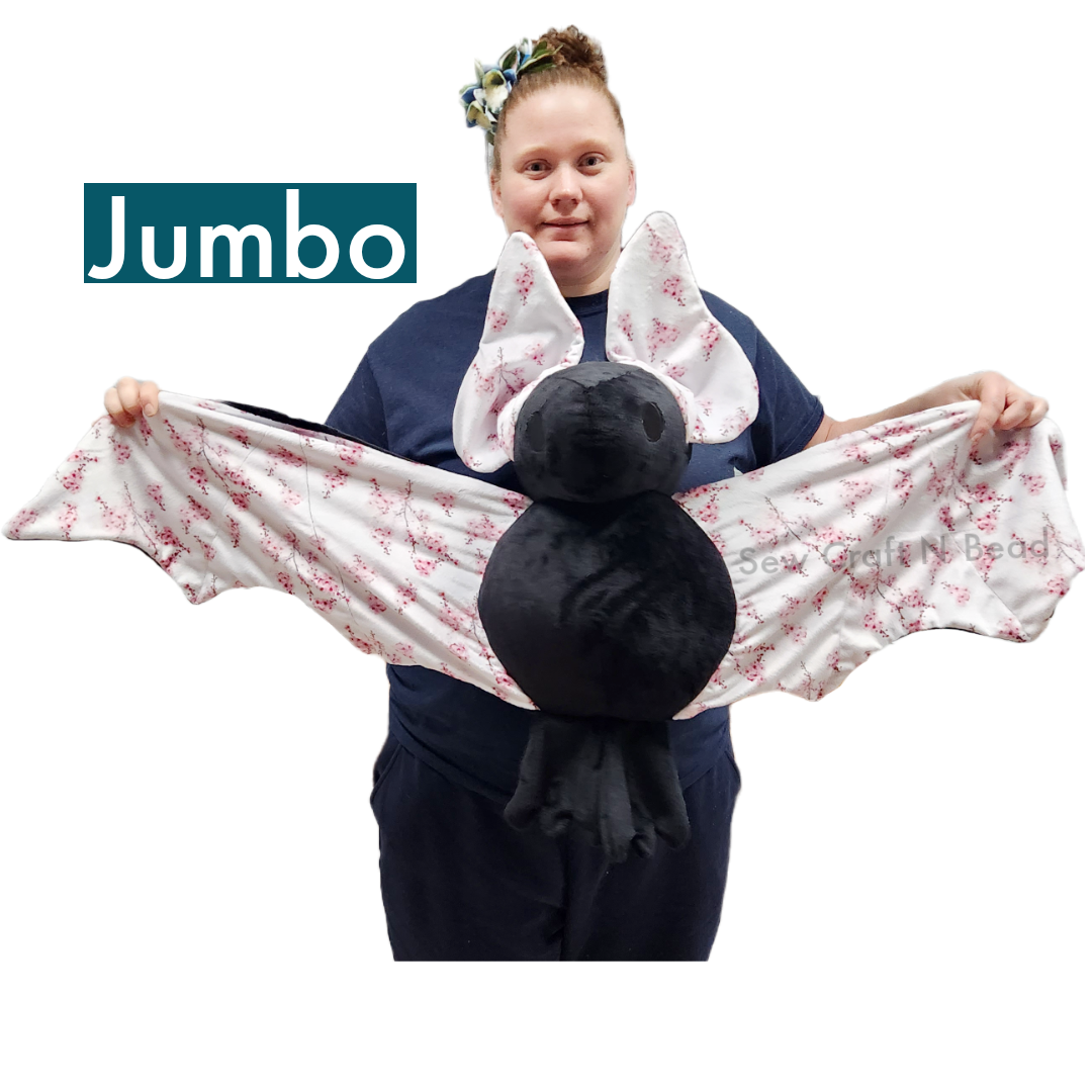 Cherry Blossom Bat Plush (READY TO SHIP)