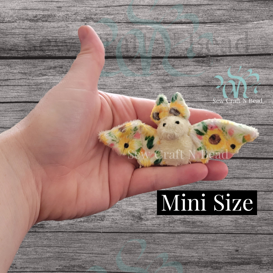 Sunflower Bat Plush (READY TO SHIP)