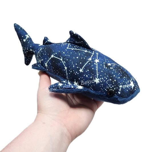 Glow in the Dark Constellation Stars Whale Shark Plush (READY TO SHIP)