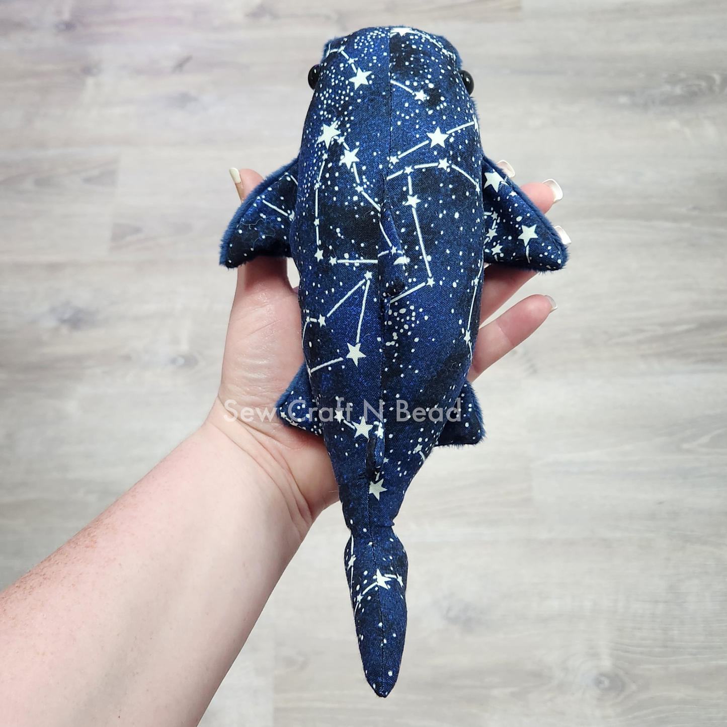 Glow in the Dark Constellation Stars Whale Shark Plush (READY TO SHIP)